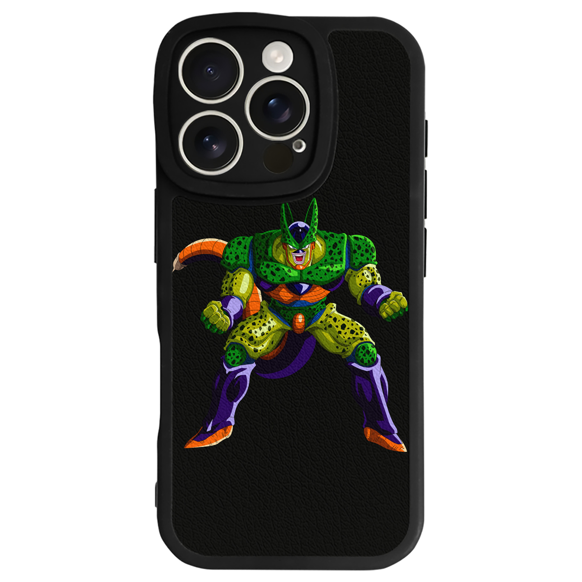 （画像用） ドラゴンボール セル DRAGON BALL Cell 【iPhone 16シリーズ対応】シリコンスマホケース（レザー調） 材質：シリコン